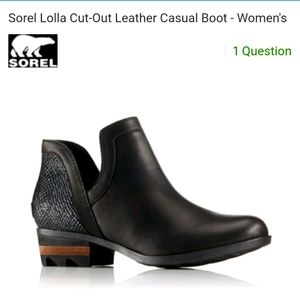 Sorel Lolla Cut-Out Leather Casual Boot